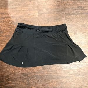 Lululemon black tennis skort